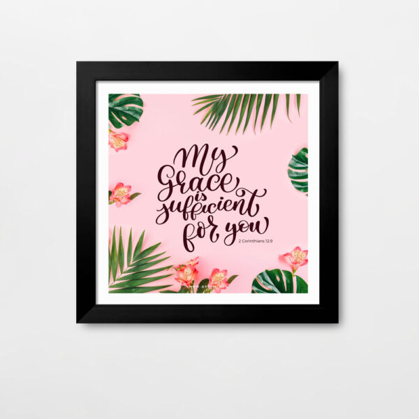My Grace is sufficient for you_wall decor