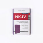 NKJV Thinline reference Large Print Purple Bible