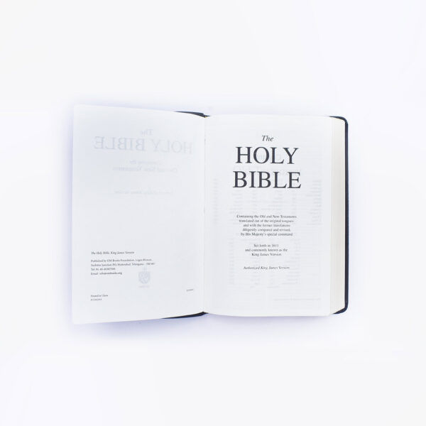 KJV Holy Bible Medium Black