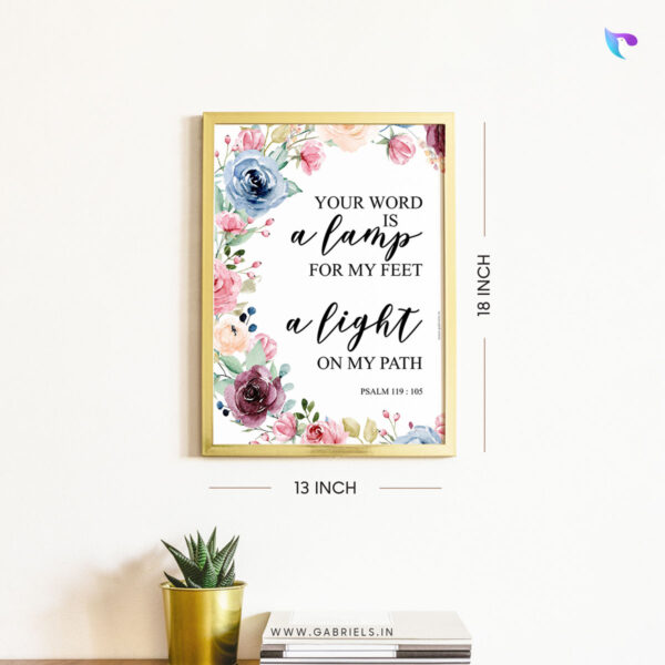 Your-word-is-a-lamp-for-my-feet_Bible-Verse-Frame-christian-wall-decor_b