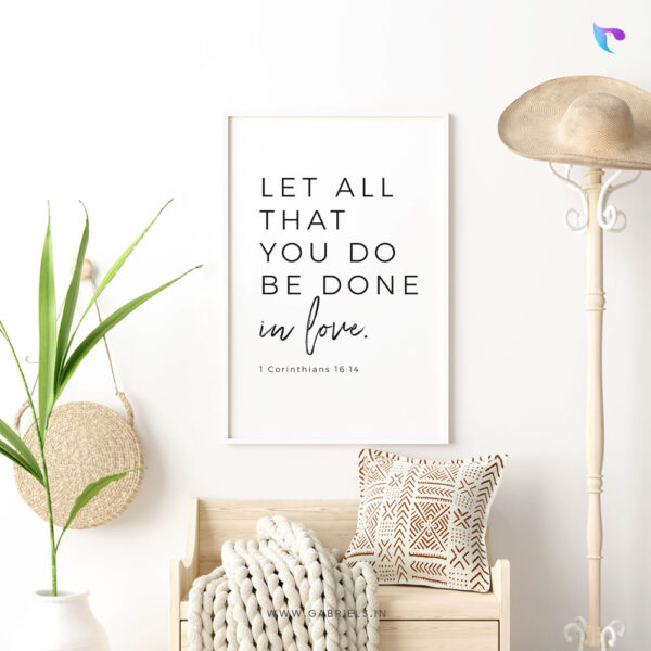Bible-Verse-Frame-3d_Let all that you do_christian wall decor