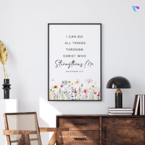 Bible-Verse-Frame-8a_I can do all things through christ who strengthens me_christian-wall-decor