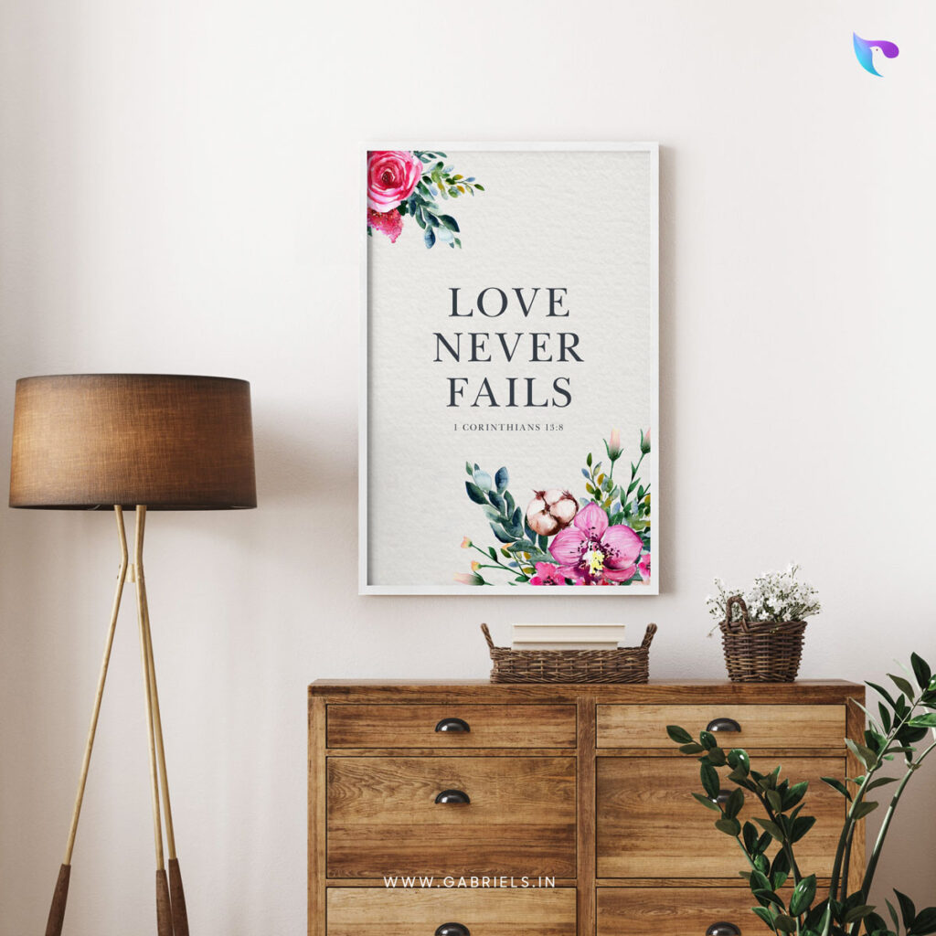 As for Me and My House Bible Verse Frame Christian Decor