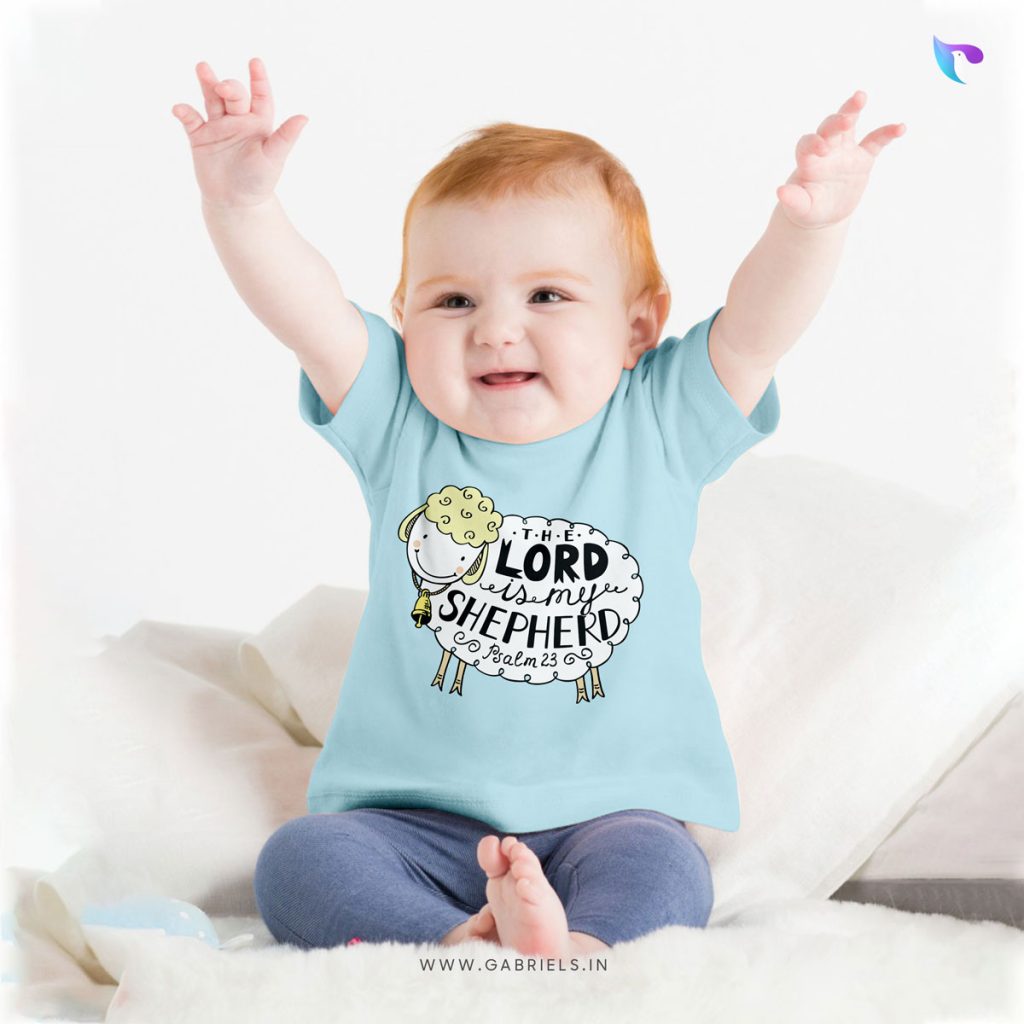 The Lord is my Shepherd (Psalm 23) Bible Verse Christian Tshirt Free