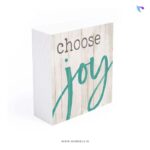 Choose joy | Christian Wood Block Decor
