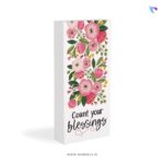 Count your blessings | Christian Wood Block Decor