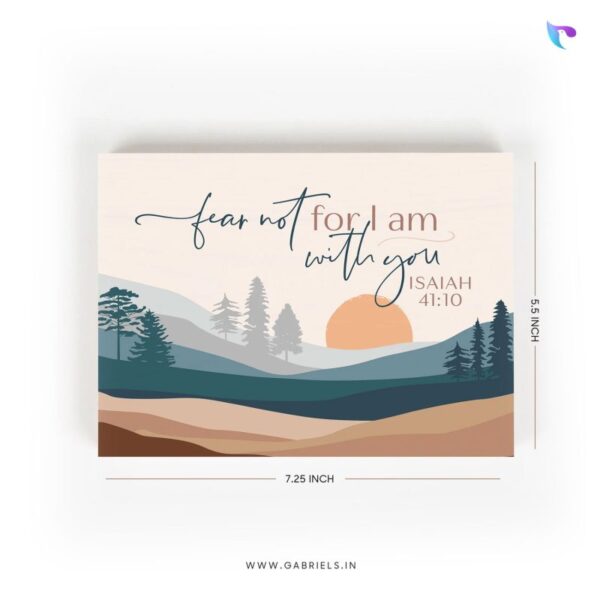 FEAR NOT FOR I AM WITH YOU WORD BLOCK DECOR (CWBD 15)