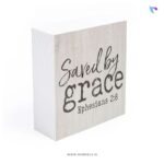 SAVED BY GRACE WOOD BLOCK DECOR (CWBD 13)