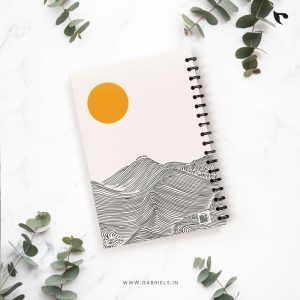 When you pass through the waters, I will be with you | Christian Notepad
