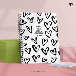 Start today with a grateful heart | Christian Notepad