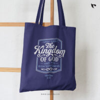 Seek first the kingdom of God | Christian Tote Bag Zipper