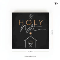 O holy night | Christian Wood Block Decor