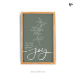 you have given me greater joy | Bible Verse Frame | Christian Wall Decor