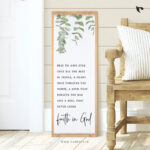 Pray to have eyes that see the best in people | Bible Verse Frame | Christian Wall Decor