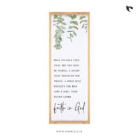 Pray to have eyes that see the best in people | Bible Verse Frame | Christian Wall Decor