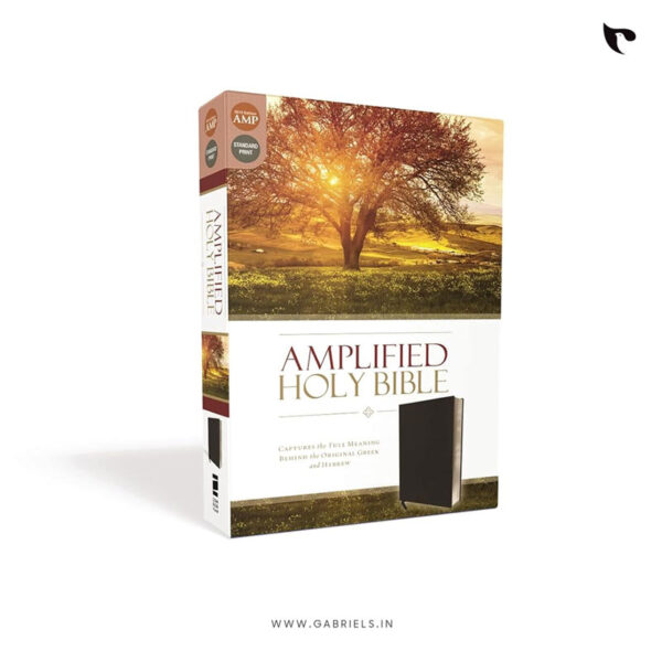 Amplified Holy Bible, Bonded Leather, Black: Captures the Full Meaning Behind the Original Greek and Hebrew Bonded Leather