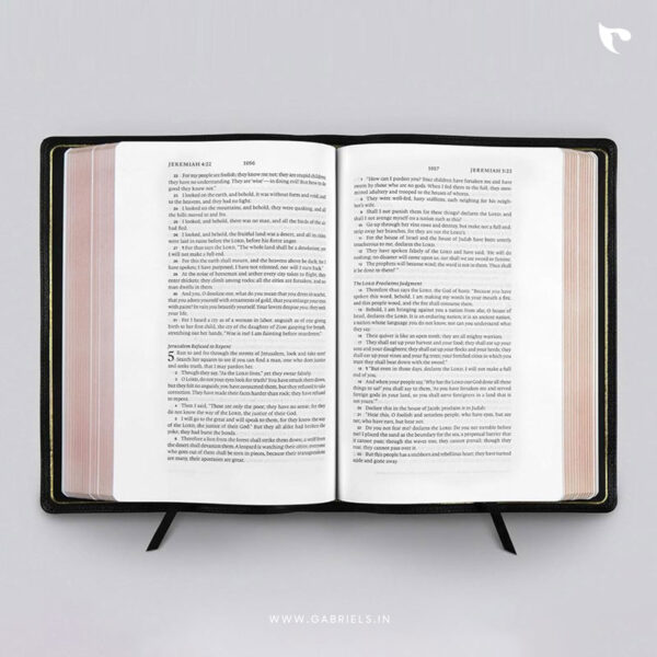BBL29as ESV Preaching Bible Verse by Verse Edition English Standard Version Black Goatskin Preaching Bible Verse by verse Edition 6