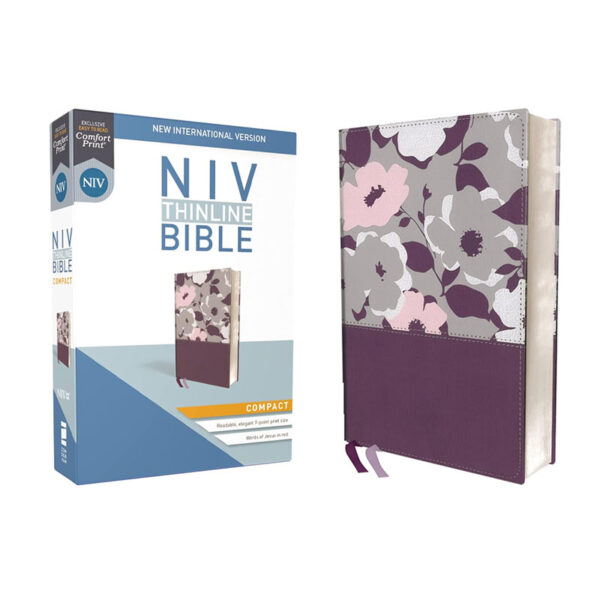 BBL49as Holy Bible New International Version Thinline Dark Orchid b