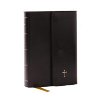 BBL56as KJV Holy Bible Compact with 43000 Cross References Black Leatherflex with flap Red Letter Comfort Print King James Version Holy Bible King James Version b