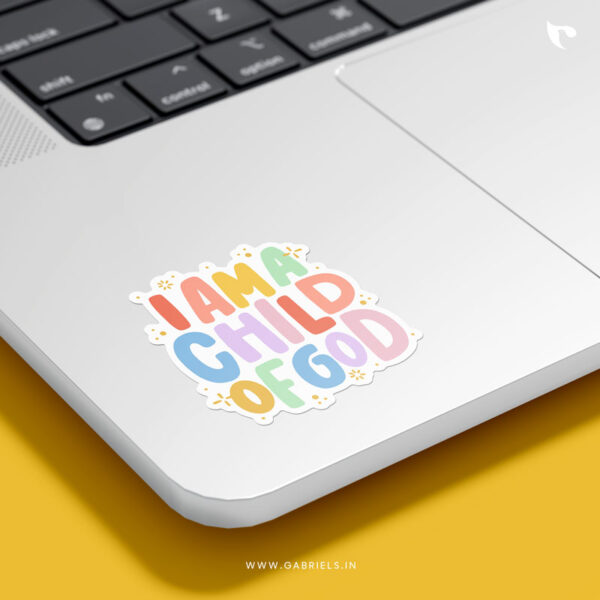 Christian sticker 15 i am a child of god c