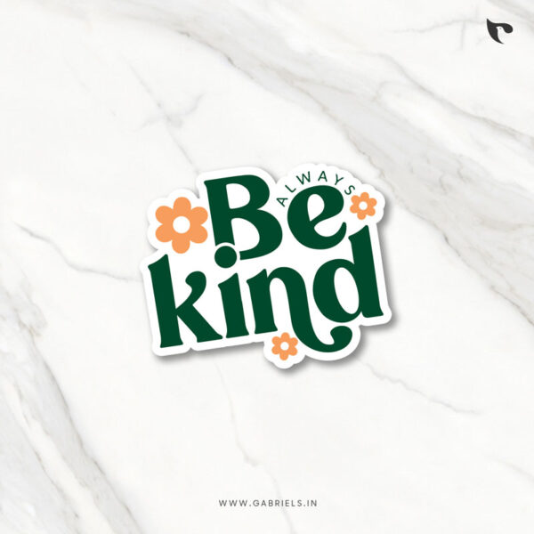 Christian sticker 3 always be kind b