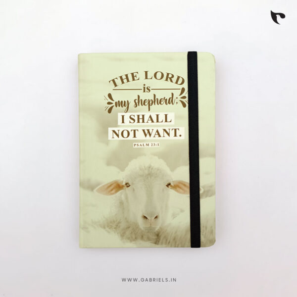 Christian Notepad 10 the Lord is my shepherd i shall not want b