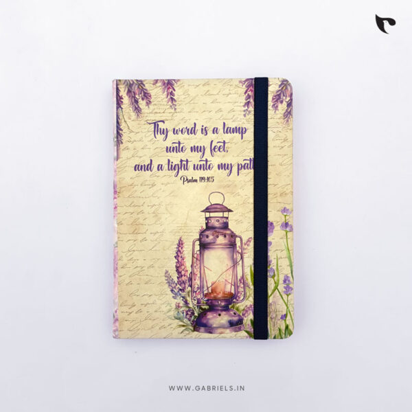 Christian Notepad 11 thy word is a lamp unto my feet and a light unto my path b