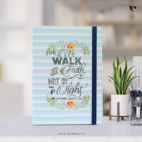 Christian Notepad 15 we walf by faith not by sight a