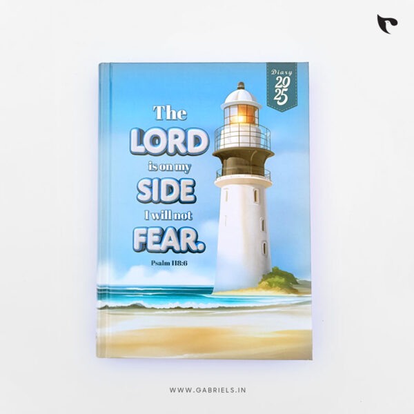 Christian Notepad 18 the lord is on my side i will not fear b