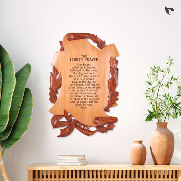 Custom wood decor 9 The Lords Prayer b