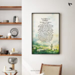 Pslams 23 | Bible Verse Frame | Christian Wall Decor - Image 3