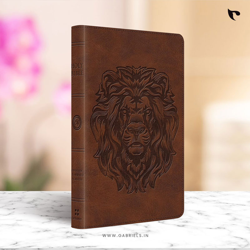BBL30as_ESV-Thinline-Bible-English-Standard-Version-Thinline-Bible-Royal-Lion-Trutone-1.jpg ESV Thinline Bible: English Standard Version Thinline Bible, Royal Lion, Trutone Imitation Leather - Image 1