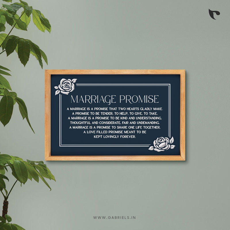 Bible-Verse-Frame-42_marriage-promise_a.jpg Marriage promise | Bible Verse Frame | Christian Wall Decor (24x15 Inch) - Image 1