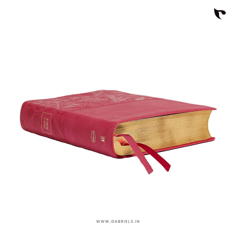 NKJV, End-of-Verse Reference Bible, Personal Size Large Print, Leathersoft, Pink, Red Letter, Comfort Print Holy Bible, New King James Version - Image 6