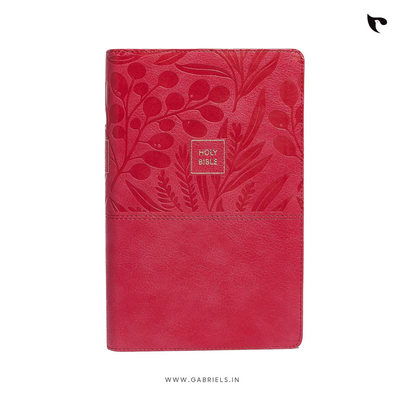 NKJV, End-of-Verse Reference Bible, Personal Size Large Print, Leathersoft, Pink, Red Letter, Comfort Print Holy Bible, New King James Version - Image 7