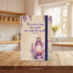 Thy word is a lamp unto my feet, and a light unto my path (Psalm 119:105) Compact Size Journal | Notepad