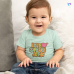 Love Peace Joy | Bible Verse Christian T-Shirt | Infant