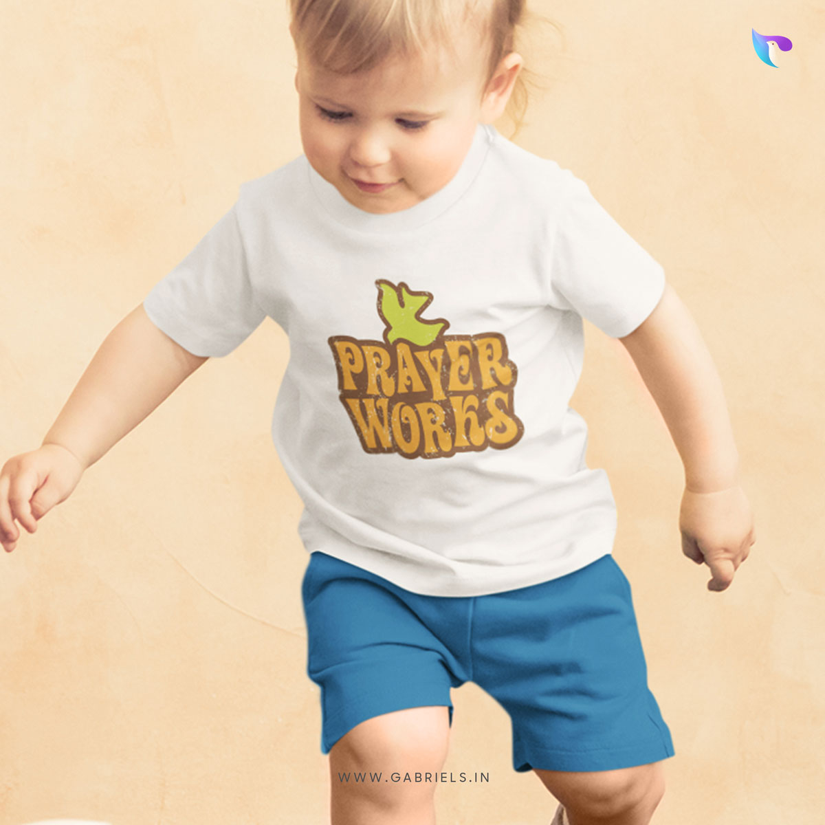 Christian-bible-verse-t-shirt-15T_prayer-works_a.jpg Prayer Works | Bible Verse Christian T-Shirt | Toddler - Image 1