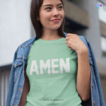 Amen | Bible Verse Christian T-Shirt | Women's