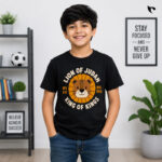 Lion of Judah & King of Kings | Christian Kids T-Shirt (7–14 Years)