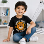 Lion of Judah & King of Kings | Christian Toddler T-Shirt (2–6 Years)