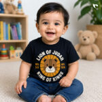 Lion of Judah & King of Kings | Christian Baby T-Shirt