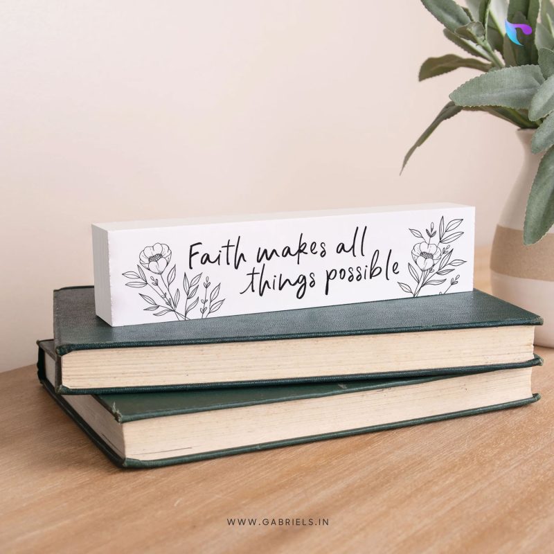 FAITH-MAKES-ALL-THINGS-WOOD-BLOCK-DECOR-CWBD-3a-e1690793853199.jpg Faith Makes All Things | Christian Wood Block Decor - Image 1