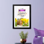 I am fearfully and Wonderfully made (Psalm 139:14) Bible Verse Frame | Christian Wall Decor | Gabriels
