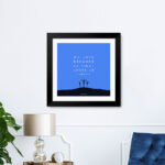 We love because he first loved us. (1 John 4:19) Bible Verse Frame | Christian Wall Decor | Gabriels