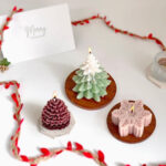 Combo of 3 | Christmas tree | Snowflake | Pinecone Candle Decor