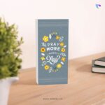 Pray More Worry Less | Christian Wood Block Decor