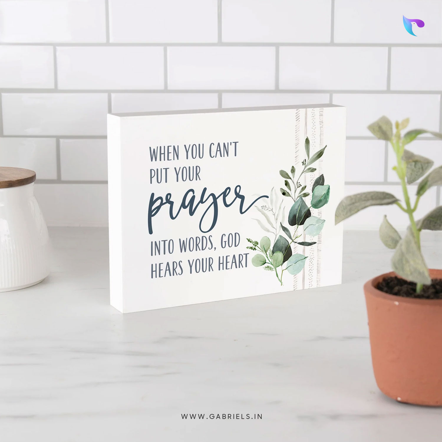 WHEN-YOU-CANT-PUT-YOUR-PRAYER-INTO-WORDS-GOD-HEARS-YOUR-HEART-WORD-BLOCK-CWBD-2_a.jpg When You Cant Put Your Prayer Into Words God Hears Your Heart | Christian Wood Block Decor - Image 1