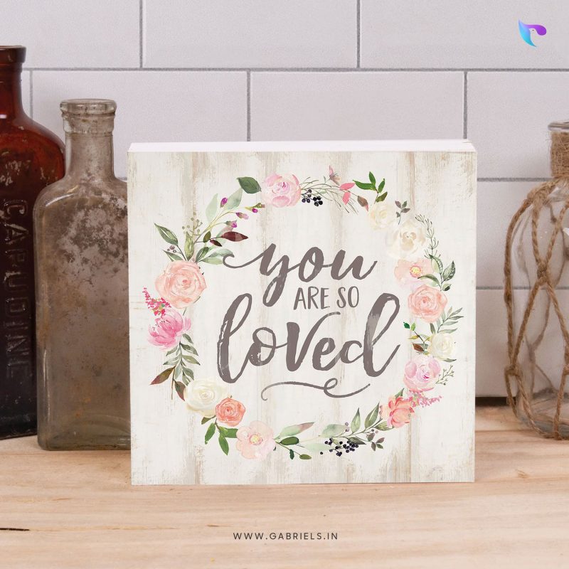 YOU-ARE-SO-LOVED-WOOD-BLOCK-DECOR-CWBD-5a-e1690793729619.jpg You are so loved | Christian Wood Block Decor - Image 1